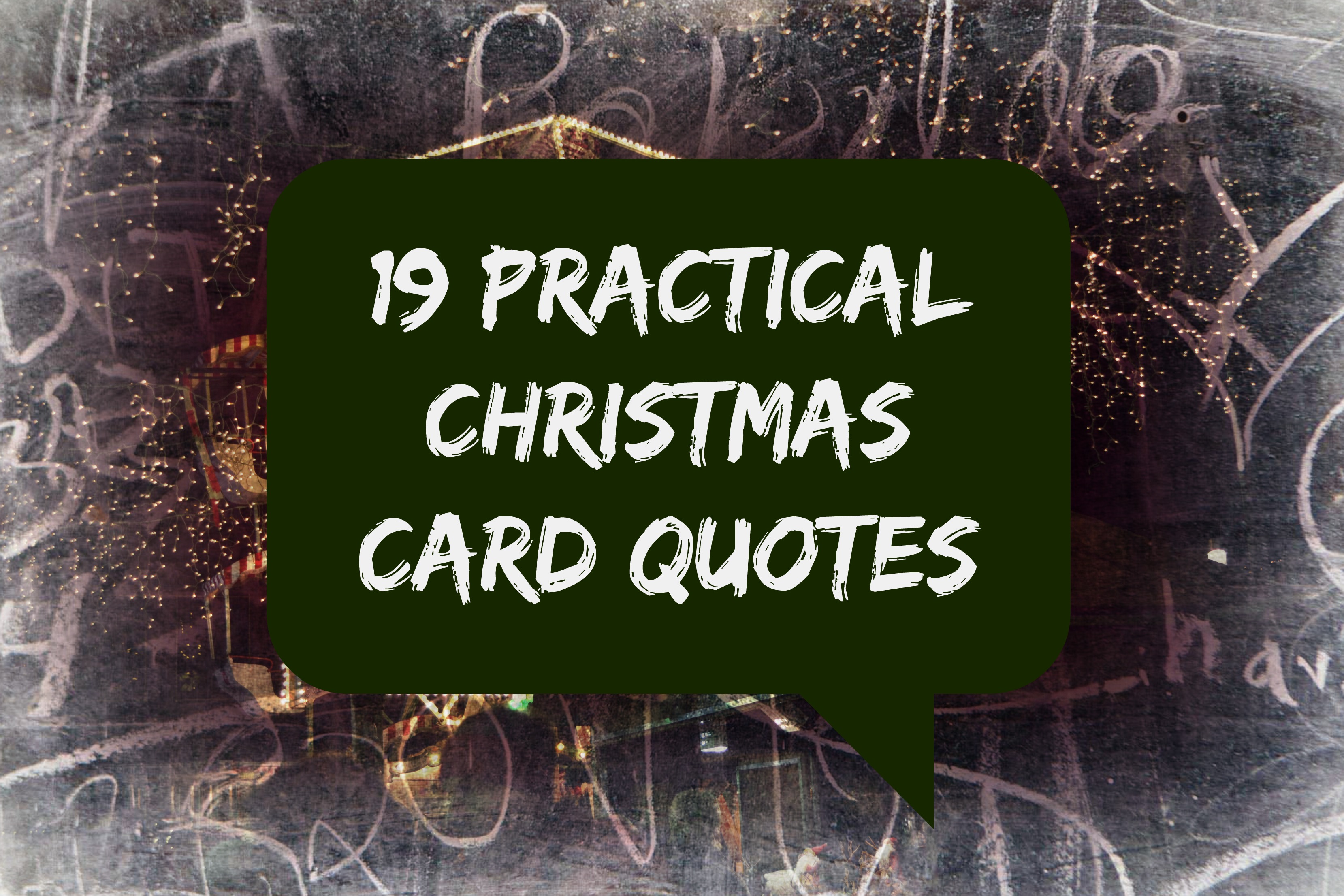 19 Quotes for your Christmas Cards